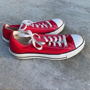 Red Converse All Star Chuck Taylor Sneakers